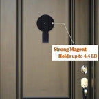 UCINNOVATE 2 Pack Magnetic Wreath Hanger for Front Doors, Wreath Hook Wreath Holder for Metal Door, for Christmas Decorations, Refrigerator Christmas Wreaths Party Decoration Super Strong Magnetism