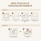 puredown® 12x20 Pillow Inserts Set of 2, Fluffy Overfilled Down Alternative Lumbar Pillows, Soft Plush Decorative Throw Pillows for Couch, Sofa, Bed and Home Decor