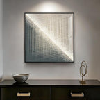 Framed Modern Black and Gold Abstract Wall Art, Contemporary Luxury Bright Prints Paintings Artwork for Walls, Geometric Pictures for Living Room Entryway Hallway Dining Bedroom Wall Decor 24x24 In