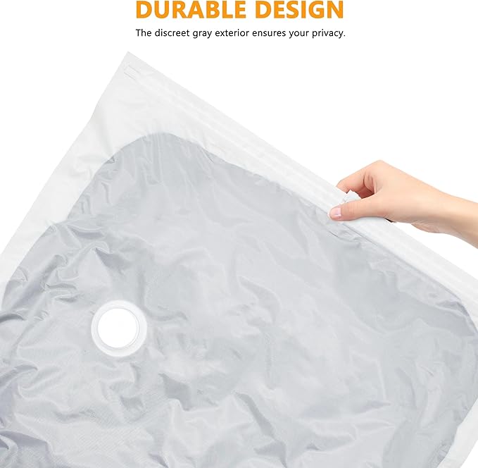 SUOCO Travel Vacuum Bags for Luggage and Backpack, 6 Combo (3L/3M) Reusable Compression Bags with Wireless Electric Pump, Packing Seal Space Saver Storage for Clothing, Carry on Suitcase