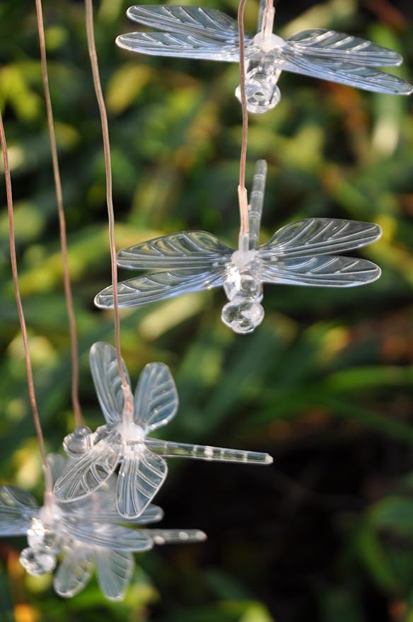 Color-Changing LED Solar Dragonfly Mobile