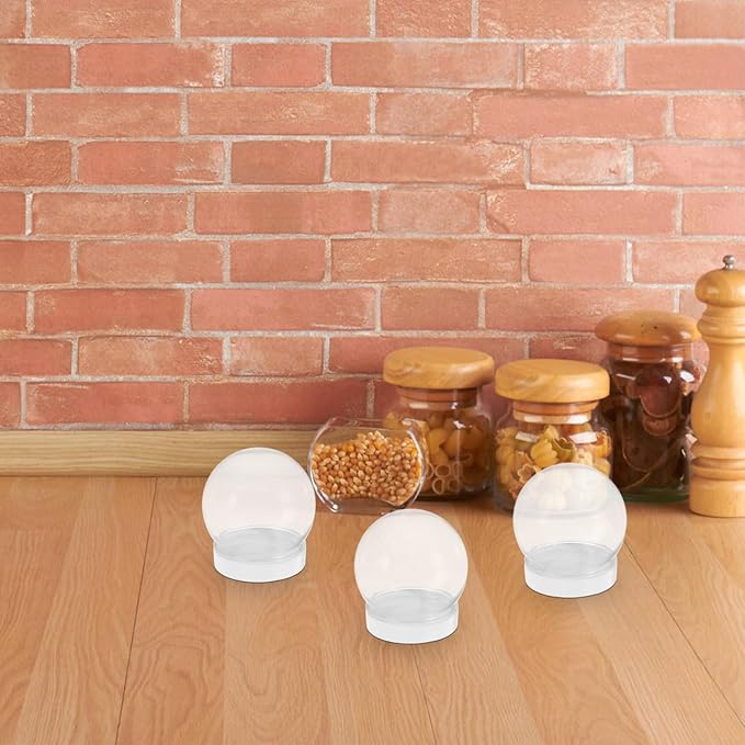 DIY Transparent Candy can Set of 20 Plastic Jars with Lids for Kitchen Storage Multi-Functional Small Containers for Candy Snacks Jewelry and Home Organization