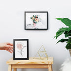 LaVie Home 8.5x11 Picture Frame Black Set of 10, Display 6x8 with Mat or 8.5 x 11 Without Mat Picture, Photo Frame Collage for Wall Gallery or Table Deco, Hanging or Tabletop Display