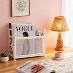 Magazine Holder Floor, White Magazine Rack, Metal Magazine Rack Floor, Mesh Magazine File Holder, Magazine Stand for Desk, Mesh Magazine File Holder, Magazine Newspaper Storage Basket