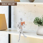 GRAPMKTG Home Decor Pulp Reading Women Thinker Statue Aesthetic Sculpture Room Decor Modern Abstract Decoration on Shelf Table Desk for Living Room Office Bedroom 6 Pack Set