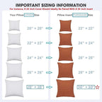 WINGLAM Throw Pillow Inserts 2-Pack, 30x30 Inches Square Decorative Pillow Stuffers, Hypoallergenic Ultra Soft Lightweight Down Alternative Polyester, White Sham Stuffer Pillows（2）