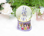 Silver Buffalo Disney Princess Light Up Snow Globe│Cinderella, Aurora, Belle, Ariel, and Jasmine│5.5 Inches Tall, 100mm (Stardard)