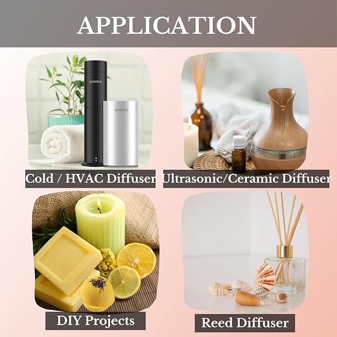 Scentia Hotel Diffuser Oil Inspired by 5-Star Hotel Scent - 20 mL 0.67 fl oz - Fragrance Oil Blend Botanical Jasmine, Bergamot & Fresh Marine Notes Aromatherapy Diffusers - Cabana, Thanksgiving Gift