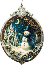 Snowman Christmas Ornaments 2026, Cute Snowman Ornament, Vintage Winter Wonderland Decor, Unique Xmas Ornaments Gift for Boss, Coworker, Family, Friends, Festive Home Christmas Decorations