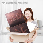 SEIFE Commercial Large Capacity Metal Umbrella Holder Indoor， Can Hold 30 Umbrellas, Tall Umbrella Holder， entryway Umbrella Bucket，for Hotel，Offices，Home(Gold,Large)