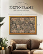 VIYYIEA Vintage Gold Framed Wall Art for Living Room, Honeysuckle Canvas Prints Home Decor, Large Oil Painting Picture, Bedroom Wall Decor Gifts for Friends or Family -【Honeysuckle】-(36L x 24W)