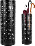 Umbrella Stand, Metal Umbrella Holder, Indoor Umbrella Rack Organizer with Hollow Design, Umbrella Storage for Entryway, Office, Home (Black)