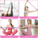 Figure 8 Resistance Band with Handles Elastic Bands for Working Out Arm Back Shoulder Training Elastic Ropes Exercise Equipment for Yoga Pilates Physical Stretching Chest Expander