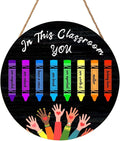 Welcome Sign for Classroom Door Decorations In This Classroom Welcome Door Hanger Sign Teacher Wooden Sign 12”x12” Classroom Welcome Door Sign for Elementary School Teacher Supplies
