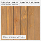 Homeforia 16 inch Golden Oak Floating Shelf, High End Solid Real Wood 16inch Small Floating Shelves for Wall Mounted, Oak Wooden 16in Floating Shelves, Heavy Duty Bracket, 16 X 6.5 X 1.75 in, Set of 3