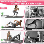 Ankle Resistance Bands with Cuffs & Fabric Resistance Bands Set - Legs & Glutes Workout Equipment for Women & Men, Home Gym Heavy Exercise Bands for Hip, Yoga, Strength Training, Rehab, Pilates