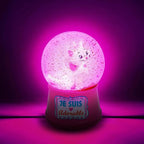 Disney Aristocats Marie Je Suis Adorable Light-Up Adult Snow Globe with Swirling Glitter Display Piece | 6 Inches Tall