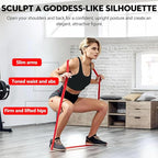 Yoga & Tension Resistance Band – Pull-Up Trainer for Strength, Chest Expansion, Flexibility & Endurance, 15-35 lb Resistance, Compact & Durable Fitness Tool