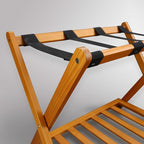 Casual Home Luggage Rack, Honey Oak