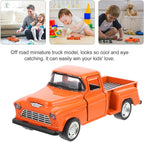 TOYANDONA Small Pickup Truck Model Miniature Figurine Kids Toy Gift for Home Decor Tabletop Display Collectible Vehicle 4.92X1.96X1.57In