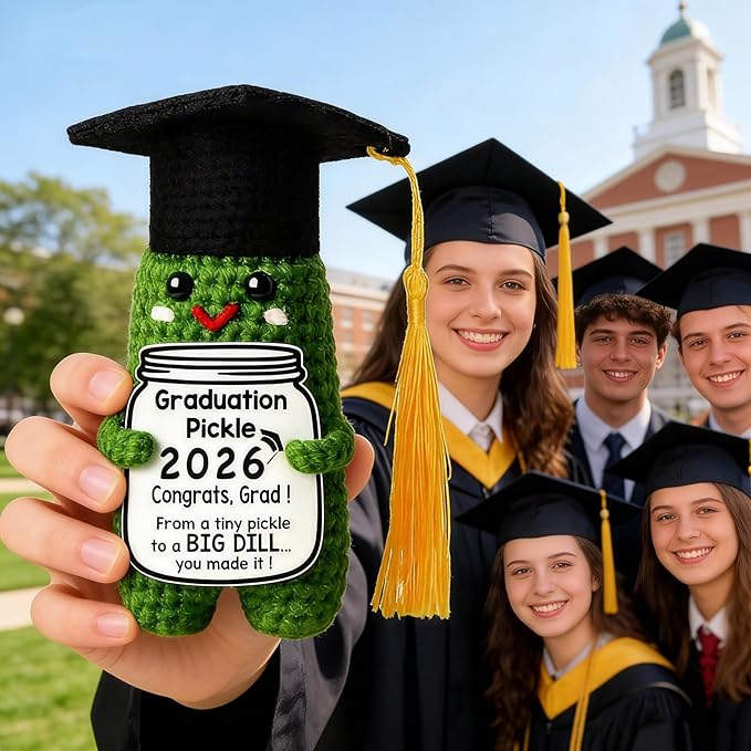 Graduation Gifts Cute Collectible Dolls Congrats Class High School College 2026 Graduation Gifts for Graduate Graduation Decorations Collectible Dolls Handmade Crochet Grad Gift for Him Her