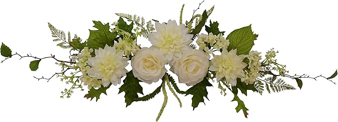 36" Rose/Dahlia/Hydrangea Swag
