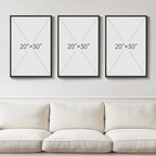 Framed Abstract 3D Textured Wall Art for Living Room, 3 Piece Modern Neutral Artwork for Walls, Brown White Geometric Sandstone Textured Painting for Bedroom, Home Office Decor-Total Size 30x60 Inch