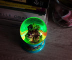 The Golden Girls Shady Pines Light-Up Mini Adult Snow Globe with Swirling Glitter Display