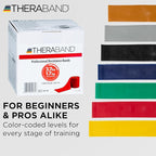 THERABAND Resistance Band, Special Heavy, 50-Yard Roll, Elastic Band for Exercise