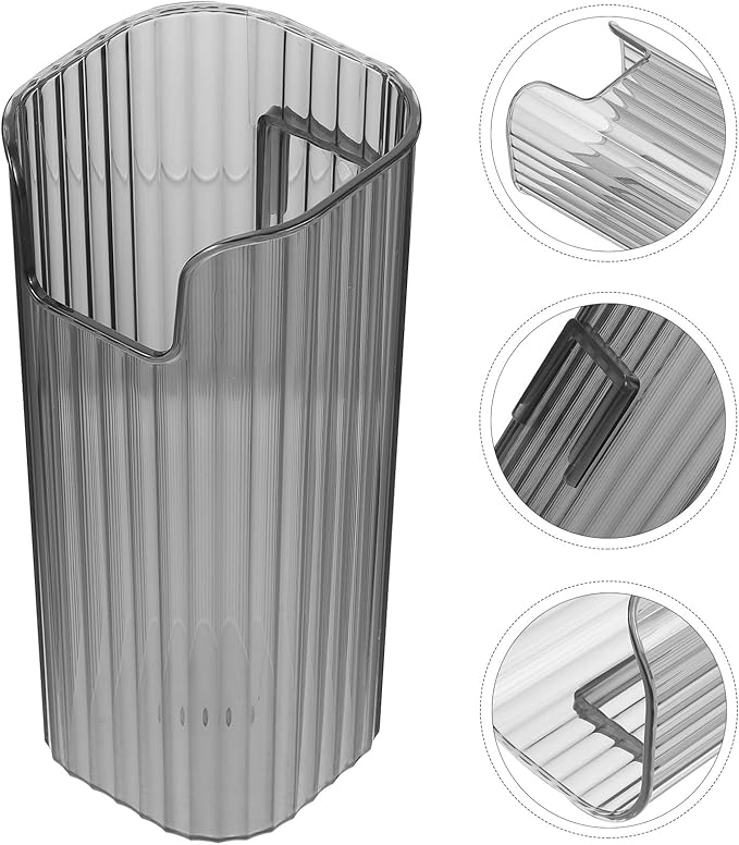 HOMSFOU Wall Mounted Umbrella Storage Holder 7.12X3.22X3.18In Punch Free Organizer for Entryway and Hallway Space Saving Indoor Umbrella Stand and Cane Holder