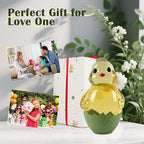 Spring Easter Chick Snow Globe Decor with Swirling Glitter, Easter Egg-Chick Snowglobe with 6H Timer, USB or Battery Operated, Easter Chick Decor for Holiday Spring Home Decor and Gift (Chick)