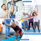1 Roll Resistance Tubes Exercise Tubing 50ft Exercise Bands Tubing for Therapy, Lower Pilates, Home Workouts, Rehab Core