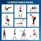 LEEKEY Resistance Bands, Exercise Bands,Pull Up Assist Bands - Bands for Working Out,Band for Men and Women Fitness Training, Physical Therapy,Home Workouts