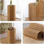 Mobestech Artificial Rattan Umbrella Holder for Indoor Use Large Capacity Plastic Umbrella Storage Stand for Entryway Versatile Design for Home and Office Also Great for Yoga Mat Storage