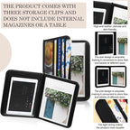 3 Pcs Paper Organizer Storage, 12" x 9" Containers for A4, Field Service Supplies Tract Organizer Clipboards Bookshelf Evangelistic Magazine Clipboards Gifts for Conference Field Service