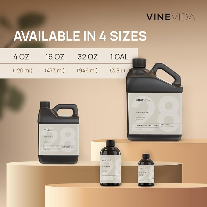 VINEVIDA [128 Fl Oz] Birthday Cake Fragrance Oil for Cold Air Diffusers, Essential Oils for Diffuser Oil Refill & Air Freshener Room Spray