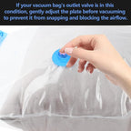 Electric Pump for Vacuum Storage Bags, Air Pump Storage Bags,Portable Vacuum Pump for Various Vacuum Sealer Bags, Suitable for Common Vacuum Bags-Black (No storage bags)