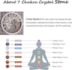 Dream Catchers, White Dream Catcher Tree of Life Wall Decor, with Natural Healing Crystal Stone, Perfect Rock Crystal Handmade Dreamlike Dream Catchers for Bedroom Decor Art Craft Gift