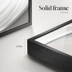 Large Framed Modern Abstract Vertical Wall Art for Living Room, Bright Style Luxury Prints Paintings Artwork for Walls, Minimalist Silver Gray Pictures for Hallway Entryway Foyer Stair Office Wall Decor 30x60 In