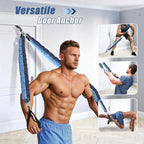 Upgraded Pilates Bar Kit with Resistance Bands Natural Latex for Women & Men, Heavy-Duty Stainless Steel Multifunctional Yoga Pilates Stick for Home Gym Exercise Fitness Equipment Full-Body Workouts