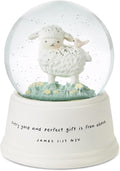 Hallmark Little Lamb Musical Snow Globe (Jesus Loves the Little Children) Religious Gift for Baptism, New Baby, Grandchild, Godson, Goddaughter, Christmas