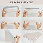 Beautiful Magazine Holder Set of 3 - Sturdy File Holder to Organize Your Desk Or Shelves - The Perfect Office Storage to Effortlessly Organize Your Paperwork/Files, Magazines, Books Or Binders