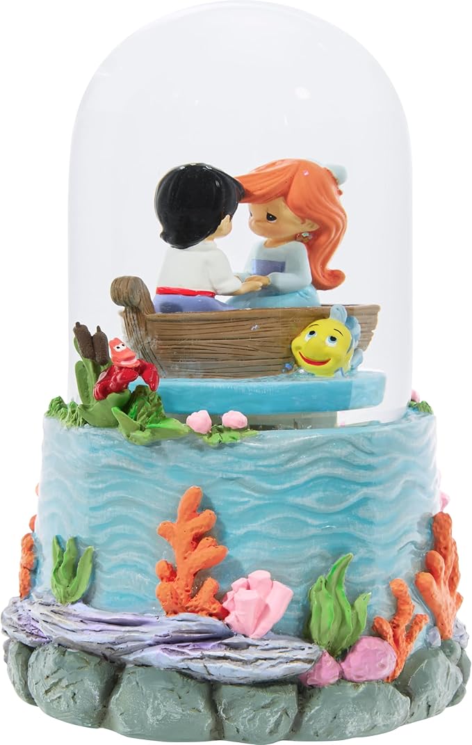 Precious Moments 252107 Disney The Little Mermaid Seize Every Moment Character Musical Rotating Snow Globe