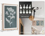 SIGNINART Neutral Botanical Framed Canvas Wall Art Set, Vintage Floral Wall Decor, Boho Minimalist Plant Wall Painting, Art Print for Farmhouse Living Room, Bedroom, Office, Bathroom 16"x24"x3