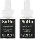 Pura & GUY FOX Home Scent Refill - Smart Home Air Diffuser - Long-Lasting Luxury Fragrance per Refill - Household & Apartment Essential - Clean Diffuser Fragrance - 2 Pack, SoHo