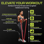 Fabric Resistance Bands for Working Out – 5 Strength Levels from Extra Light to Extra Heavy – Thick Workout Bands for Legs, Glutes, HIPS, Stretching, Strength Training with Storage Bag