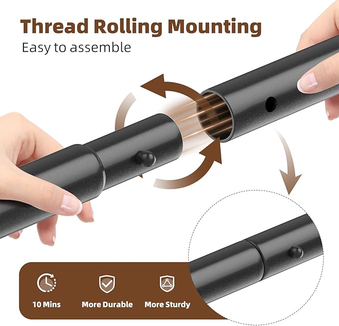 Simple Trending Clothes Rack, Double Rods Clothing Rack for Hanging Clothes, Metal Garment Rack with Rolling Wheels, Portable Wardrobe Closet Rack for Coat, Bedroom, Laundry, Black