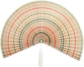 Chicvillage Fan Decorations 60", Giant Fan Wall Decor for King Bed, Large Wall Fan Bamboo Handwoven Art, Big Aesthetic Hanging, Hook Included (Boho)