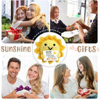 Positive Crochet Sunshine Dolls - Sunshine Gifts for Women, Men & Friend, Handmade Emotional Support Dolls, Uplifting Crochet Emotional Support Buddies | Encouraging Cheer Up Gifts for Anxiety Relief