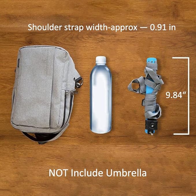 WAYUTO Hands-Free Sun Blocker Back Umbrella Holder - Rain Stand and Fishing Shelter Bracket Mount for Outdoor Activities